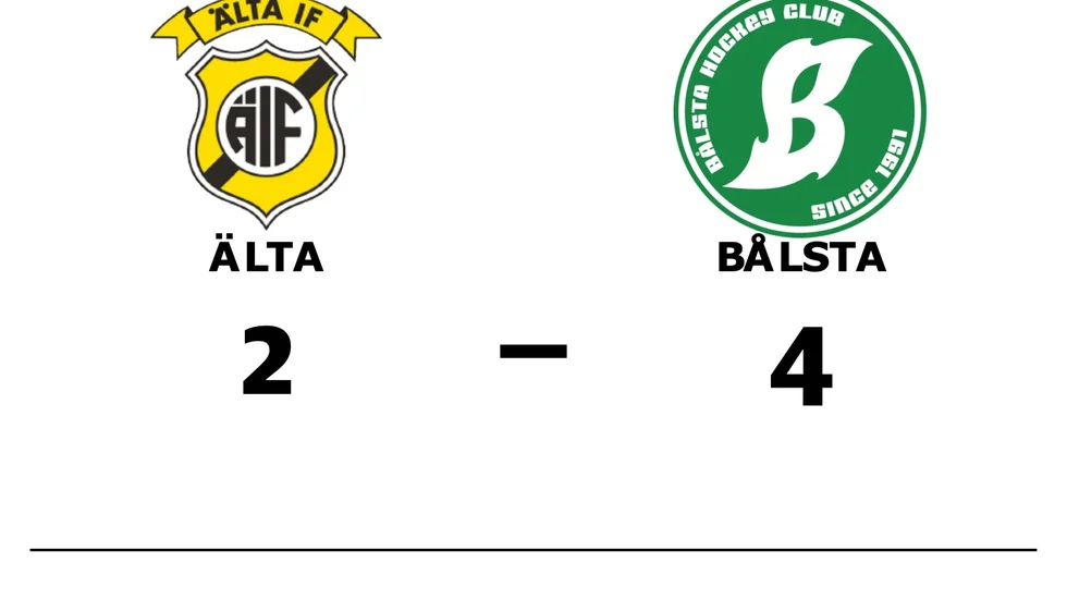 Älta IF förlorade mot Bålsta HC