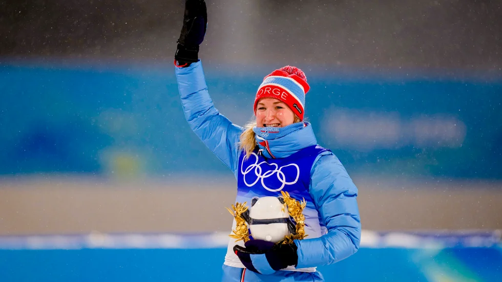 Marte Olsbu Røiseland har tagit fem medaljer under OS 2022.