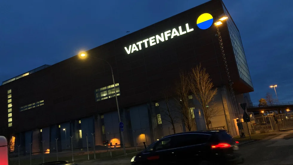 Vattenfalls anläggning i Boländerna.