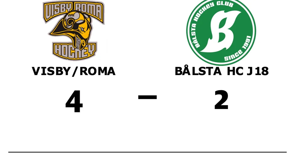 Visby/Roma HK vann mot Bålsta HC