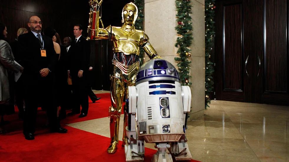 Kompisar. C-3PO med sin polare R2-D2.