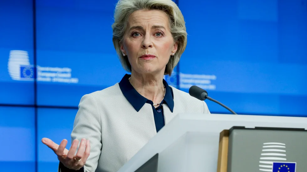 EU-kommissionens ordförande Ursula von der Leyen. Arkivbild.