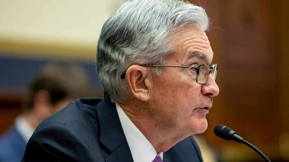 Amerikanska centralbanken Federal Reserves chef Jerome Powell. Arkivbild.