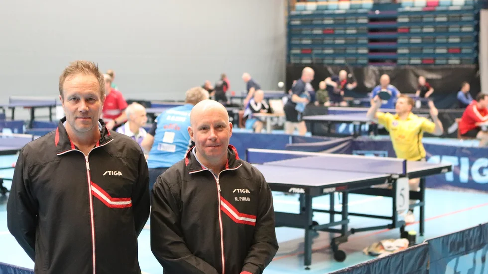 Mikael Cedervall tog sig till semifinal och Mattias Puman till kvartsfinal - men båda spelarna förlorade sina slutspelsmatcher mot samma spelare.