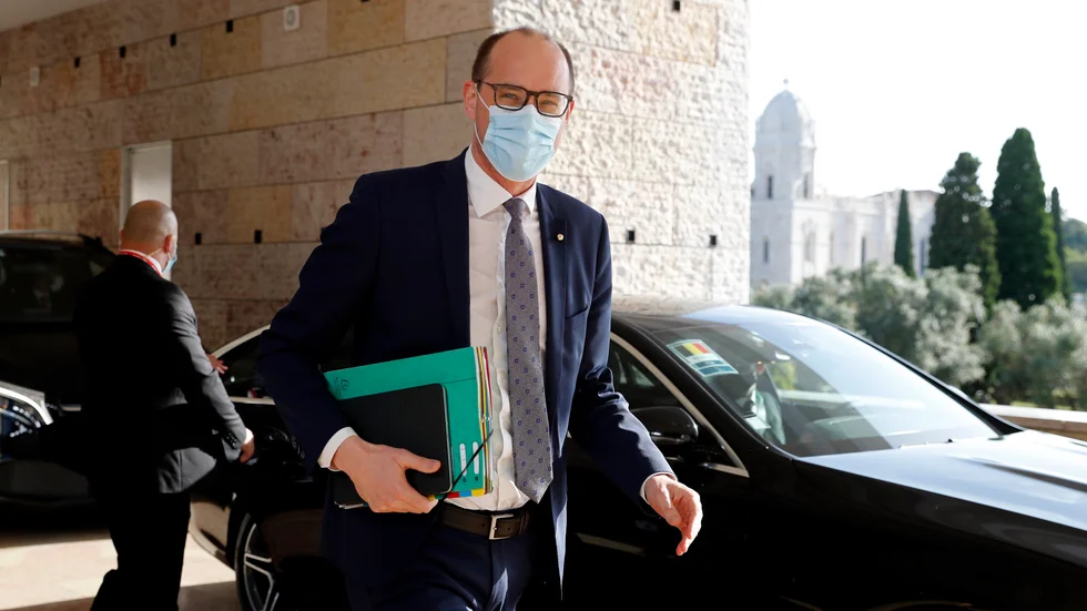 Belgiens finansminister Vincent Van Peteghem. Arkivbild.