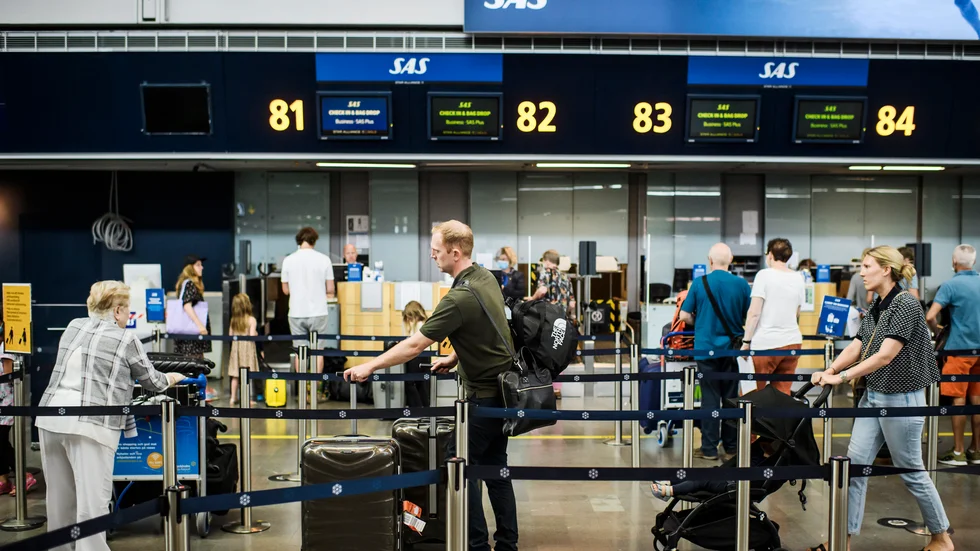 Resenärer på Arlanda flygplats. Arkivbild.