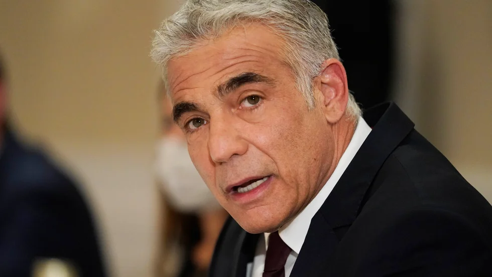 Israels utrikesminister Yair Lapid är på en historisk resa i Förenade arabemiraten. Arkivbild.