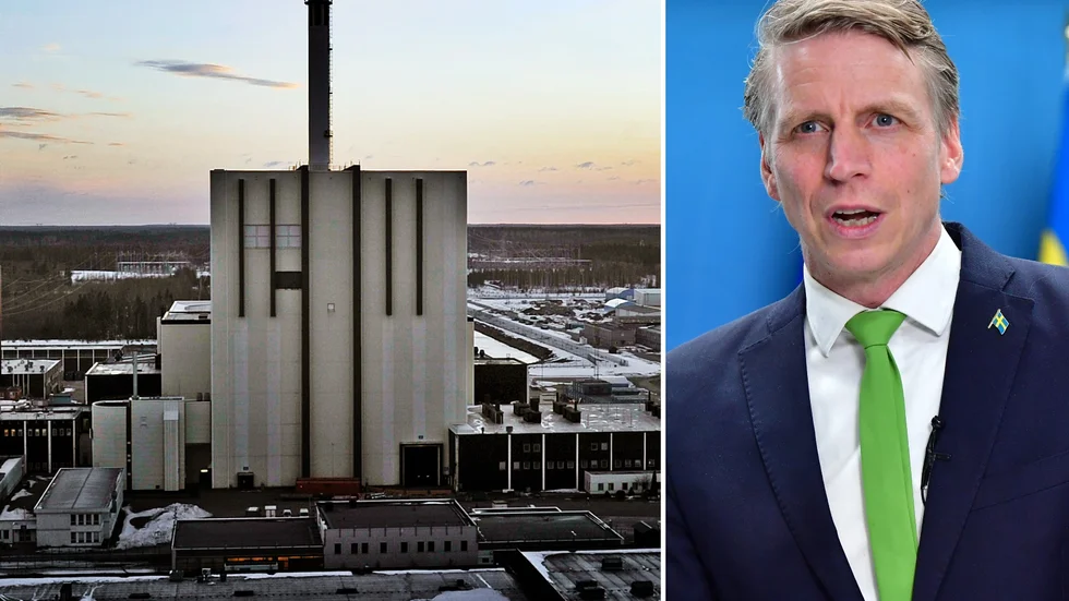 Regeringen och miljöminister Per Bolund (MP) vill pröva slutförvar och mellanlagring separat, men Östhammar säger nej.