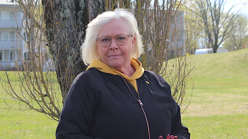 Jane Råsten (S), socialnämndens ordförande, vill att medborgarna använder appen "Ett bättre Vadstena" framför social medier för synpunkter.
