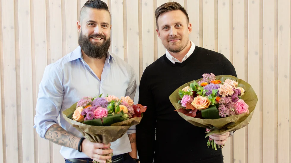 Petter Samuelsson och Alex Karlsson vann priset årets unga företagare i Boden 2020. " Vi såg inga nomineringar och blev förvånade och glada när vi fick reda på att vi vunnit."