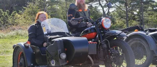 Ryssjärn motorcykelklubb har intagit Gotland