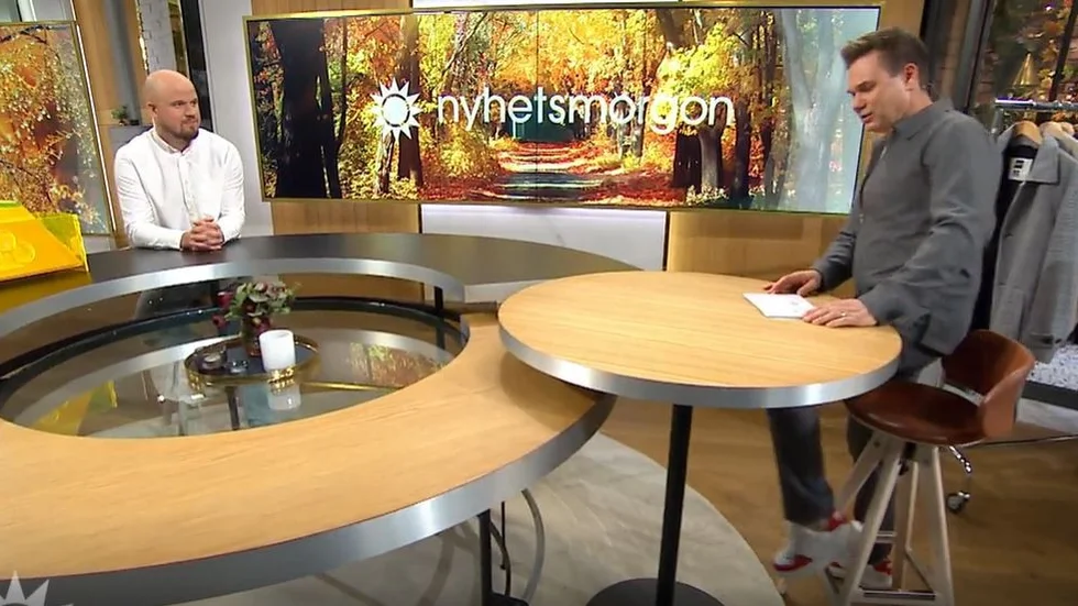 Oscar Widman, fritidspedagog från Enköping, skrapade fram 100 000 kronor i TV4-studion.