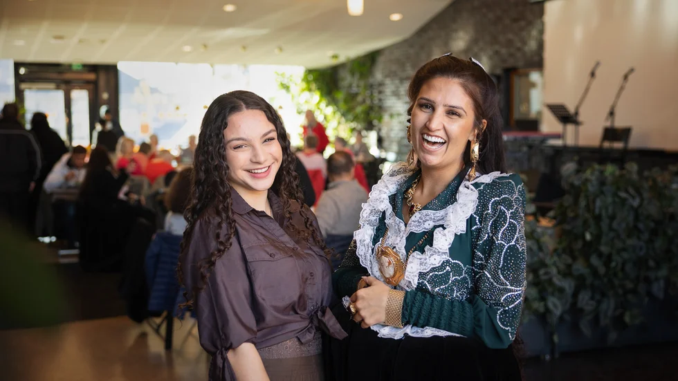 Claudia Tofteson och Samira Borg var två av de som uppträdde på scenen under fredagen.