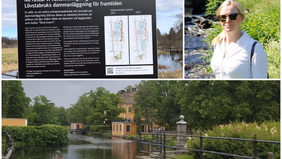 Det är det största byggprojektet någonsin i kulturmiljön i Lövstabruk som Statens fastighetsverk genomför. Notan beräknas till 27 miljoner kronor, enligt fastighetsförvaltaren Cecilia Wretling.