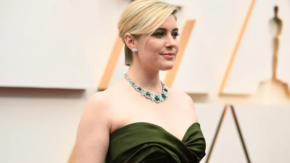 Greta Gerwig regisserar "Barbie". Hon skriver även manus tillsammans med Noah Baumbach. Arkivbild.
