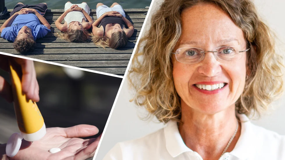 Anna Hallander, specialistläkare på Uppsala hudläkarmottagning. 