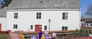 Ställer ut abstrakta akrylmålningar i Langska huset