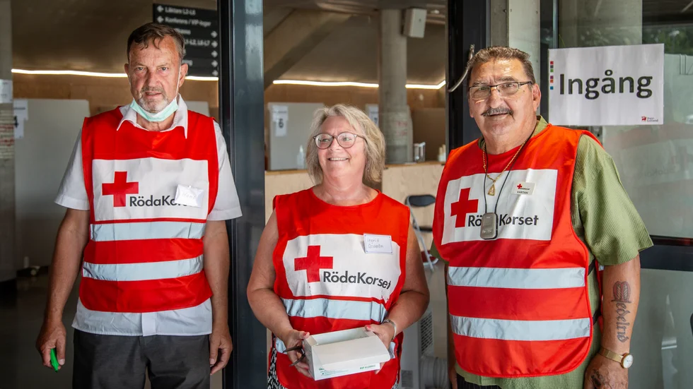 Under förra veckan gavs närmare 1000 doser covidvaccin på Gotland, bland annat i Ica Maxi Arena.