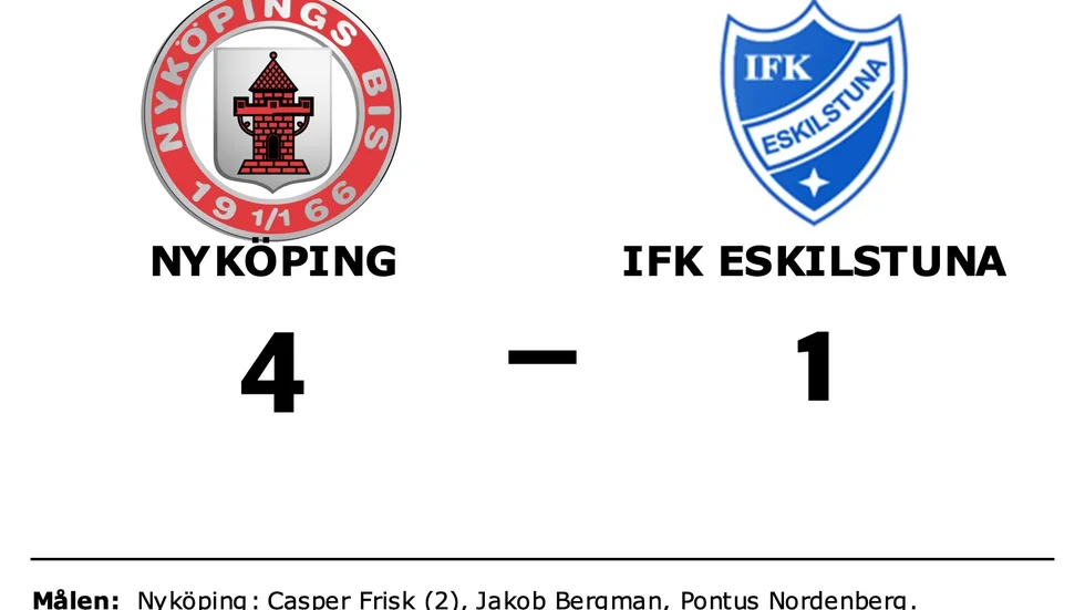 Nyköpings BIS vann mot IFK Eskilstuna