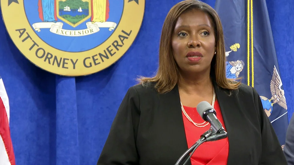 Letitia James vill bli New Yorks guvernör. Arkivbild.