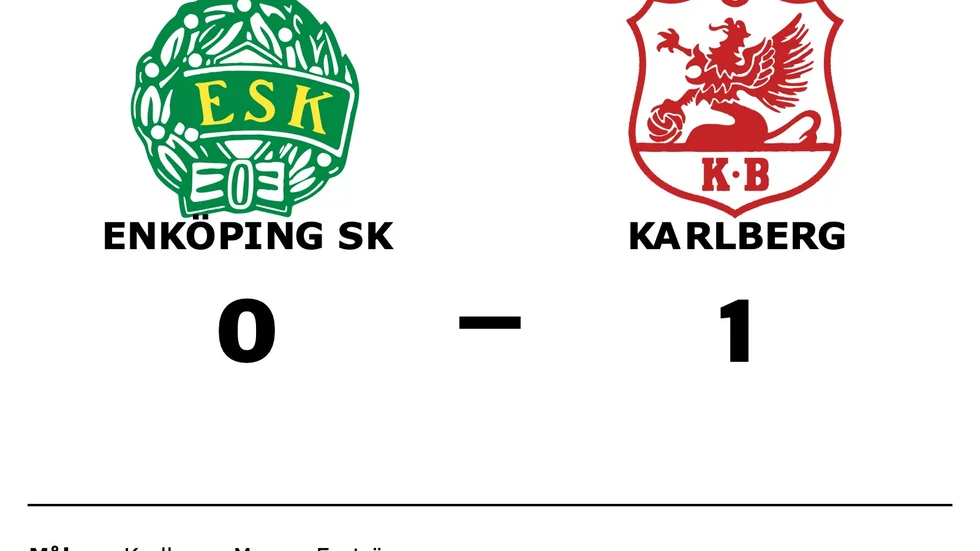 Enköpings SK FK förlorade mot Karlbergs BK