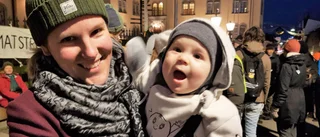 Jenny deltog i manifestationen: "Kampen för klimatet är kampen för min dotter"