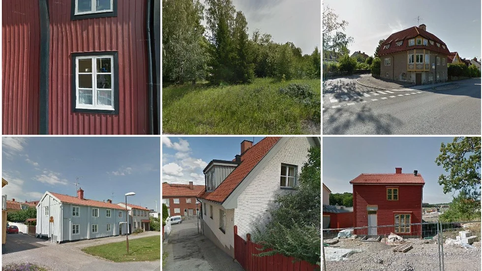 Långgatan 24, Backebovägen 6, Regementsgatan 9A, Garvaregränd 2, Glasbergsgränd 5 och Mariehovsvägen 22.