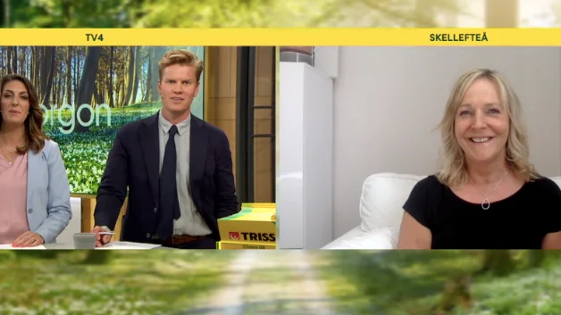 Helen från Skellefteå var med i nyhetsmorgon på tisdagen.
