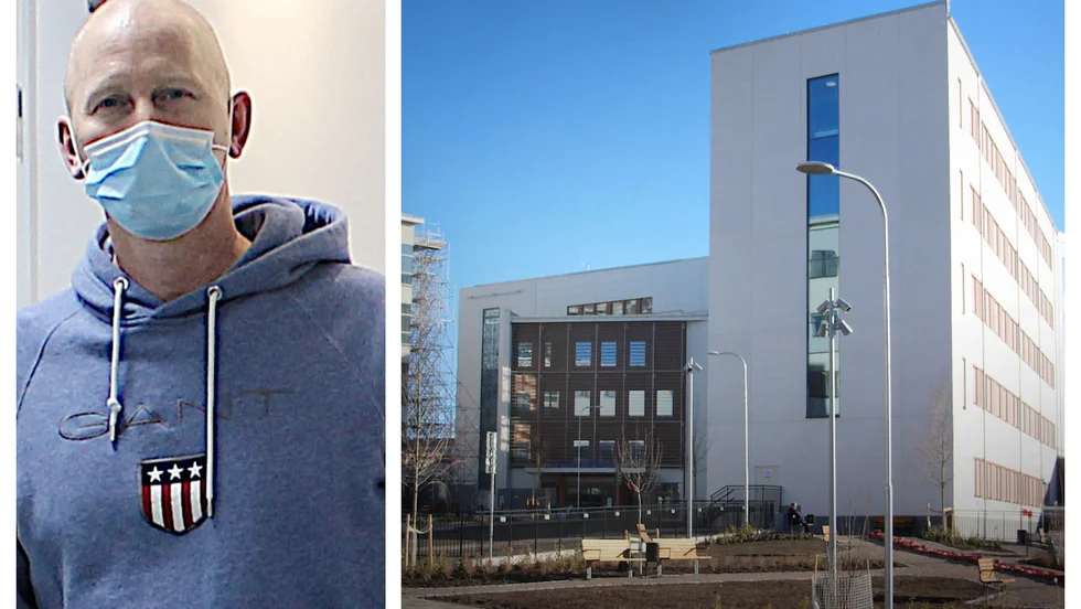 Fredrik Linder, säkerhetsansvarig på psykiatriska kliniken i Linköping, berättade på måndagen att man nu ser över fuktskadorna.