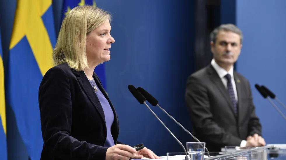 Finansminister Magdalena Andersson (S) och näringsminister Ibrahim Baylan (S) är ministrar i en helt jämställd regering.