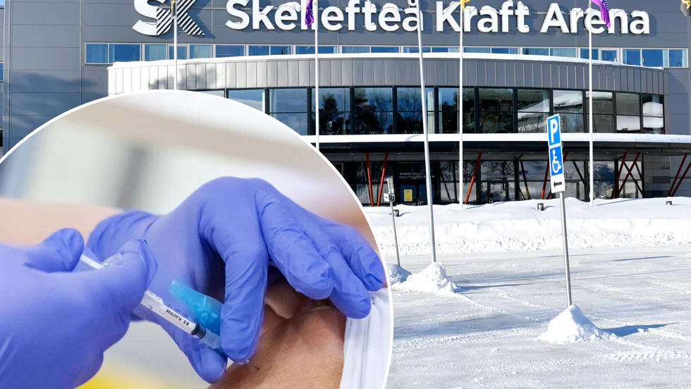 Nästa vecka börjar vaccineringarna i Skellefteå Kraft Arena. 
