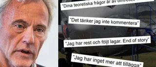 Här är frågorna som Svedahl vägrar svara på