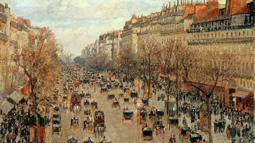 Camille Pissarro, "Boulevard Montmartre", 1897.
