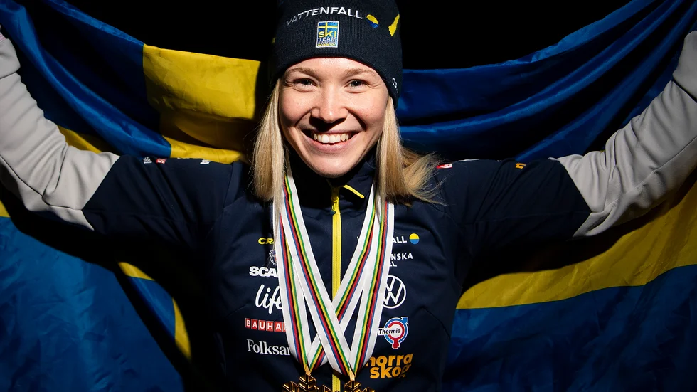 Jonna Sundling vann VM-guld i sprint och teamsprint.