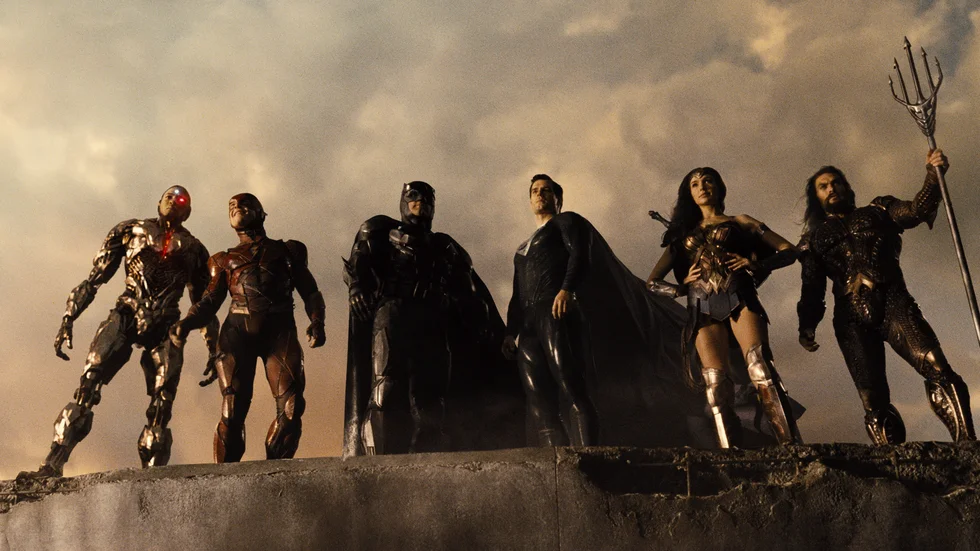 DC-hjältarna samlas på nytt i "Zack Snyder's Justice league". Pressbild.