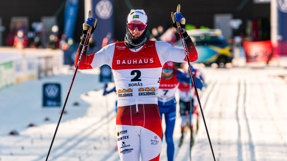 Johan Häggström körde hem guldet för Piteå Elits herrar.