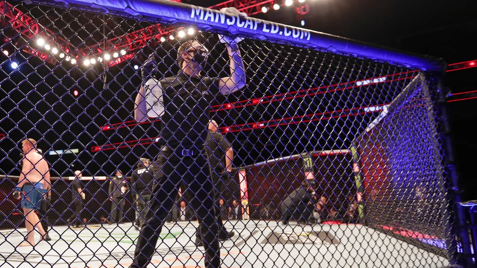Bild från UFC 249-galan i Jacksonville, USA, i maj 2020. Arkivbild.
