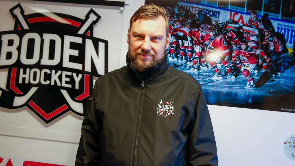 Thomas Regemalm, ordförande i Boden Hockey.