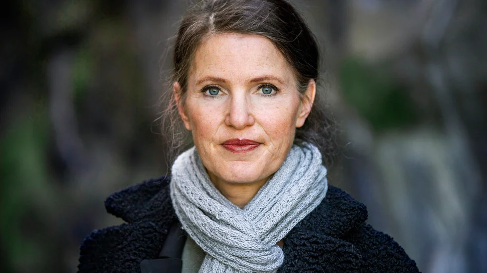 Författaren Kristina Sandberg gästade tisdagskvällens Kontext.