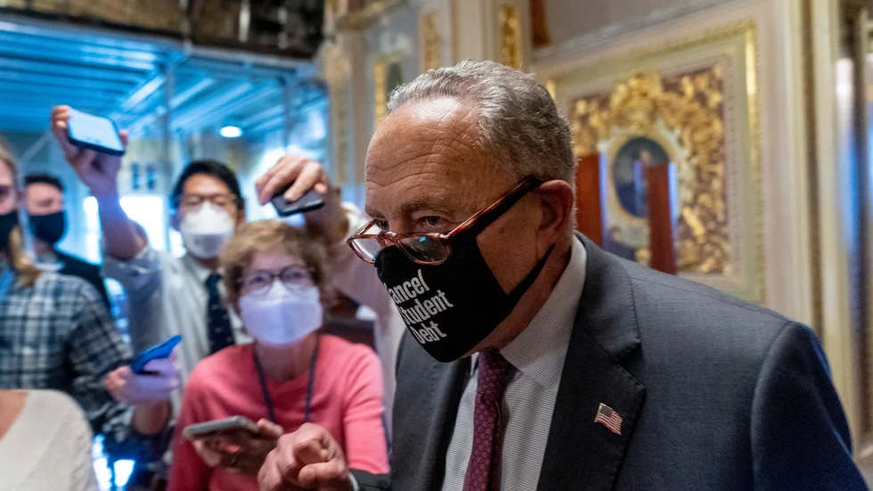 Senatens majoritetsledare, demokraten Chuck Schumer.