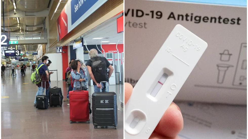 Trots att familjen aldrig dök upp för att testa sig på Arlanda så fick två personer negativa provsvar, det vill säga intyg på att de inte hade en pågående covid-19-infektion.