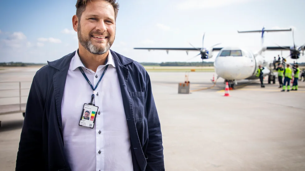 Flygplatschefen Gunnar Jonasson tror att det tar hela 2023 och en bit av 2024 innan Visby flygplats är tillbaka på nivån före pandemin. Förutsättningarna för ökad trafik är goda i år.