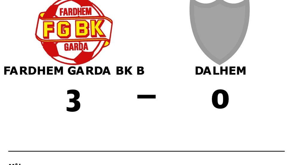 Fardhem Garda BK B vann mot Dalhem IF B