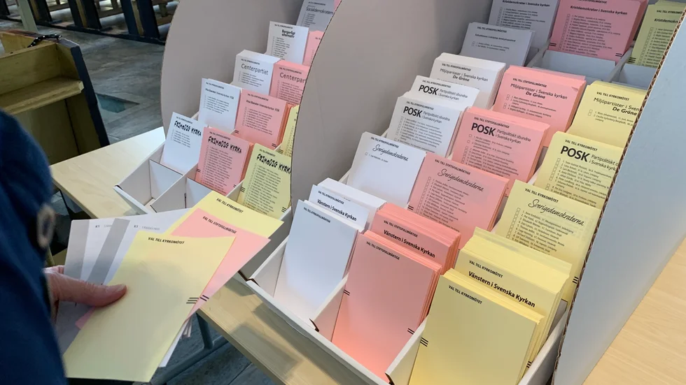 Det stundande kyrkovalet väcker debatt mellan Henrik Berglund, medlem i Frimodig kyrka och Kata Nilsson, politisk redaktör på Piteå-Tidningen. (Arkivbild)