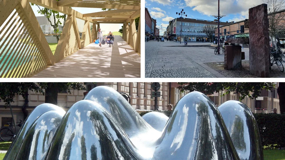 Emriks bro, Lilla torget och Järnvägsparken är tre av de projekt som kommunen lägger mångmiljonbelopp på under kommande år.