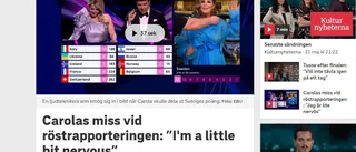 Carola slår tillbaka mot SVT: "Var visst redo"