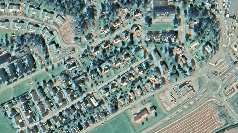 Området kring Villavägen 4