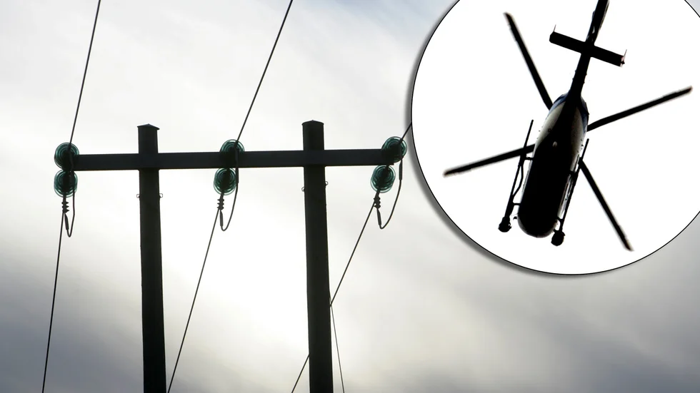 I början av veckan kommer helikoptrar att börja flyga lågt över Katrineholms elledningar för att leta skador.