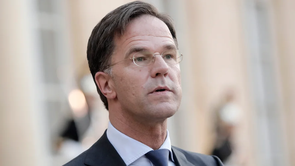 Nederländernas premiärminister Mark Rutte. Arkivbild.