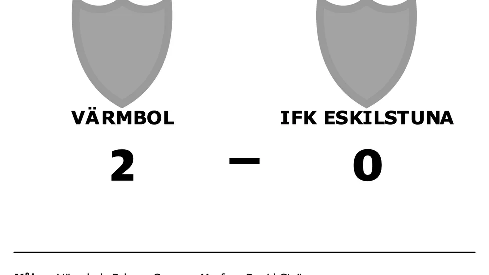 Värmbol vann mot IFK Eskilstuna